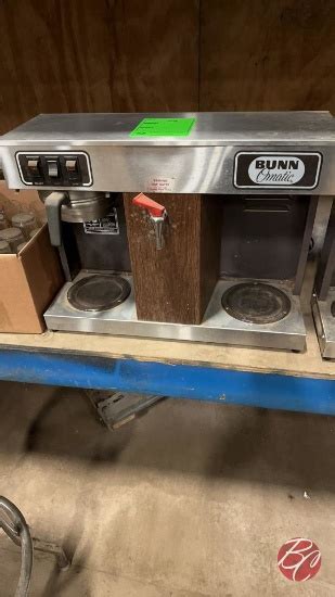 Bunn O Matic Dual Coffee Brewer W Hot Water Industrial Machinery Equipment Food Beverage