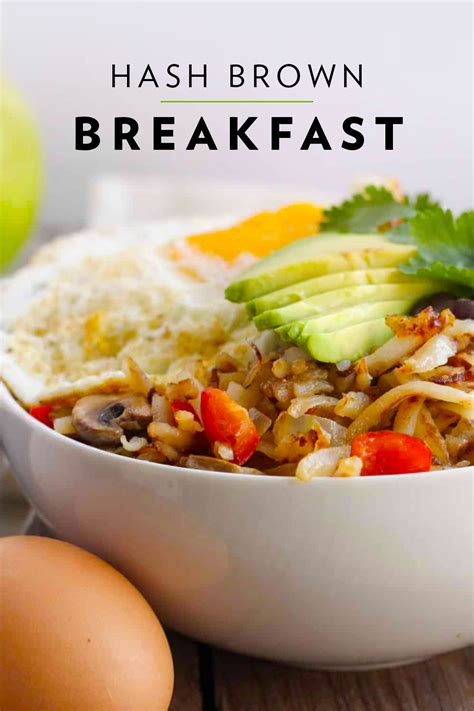 Hash Brown Breakfast Bowl Breakfast Brunch Recipes Breakfast Bowls