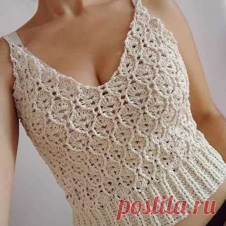 Как связать топ из хлопка (48 фото) » Покажем как сделать аппликации и ...