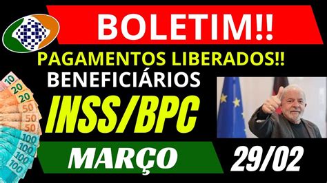 Maravilha Bpc Loas Inss Pagamentos Liberados Informe