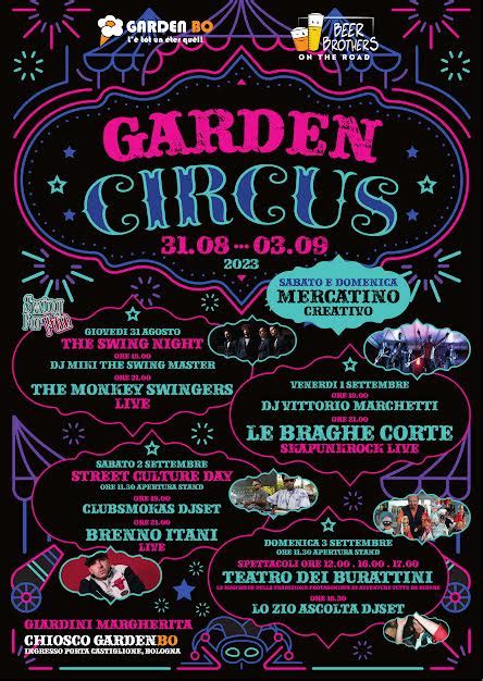 Garden Circus Ai Giardini Margherita Bologna Da Vivere Magazine