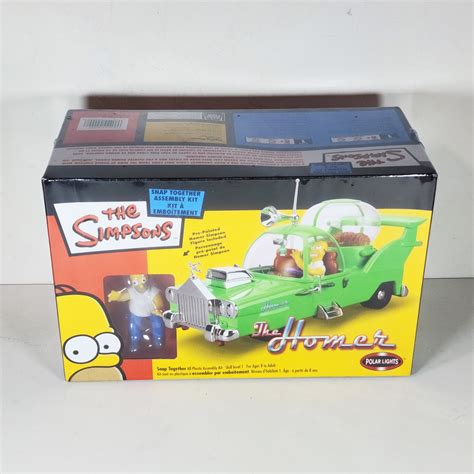 Polar Lights The Simpsons The Homer Snap Together Car Model Kit