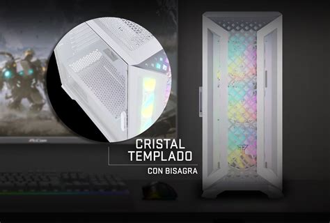 Tempest Mirage Rgb Mesh Tour Atx Blanc Pccomponentes Fr