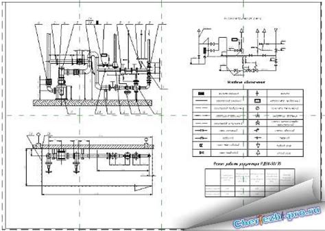 Чертеж Газорегуляторная установка