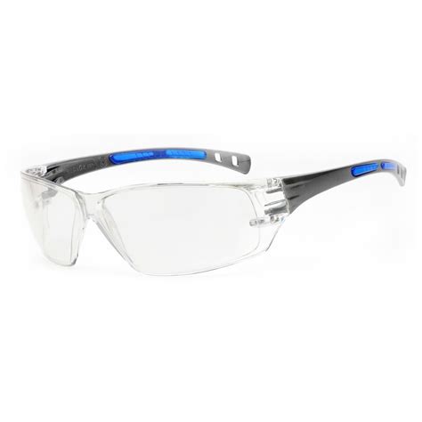 Airgas Rad64051242 Radnor™ Cobalt Classic Clear Safety Glasses With Gray Anti Scratchindoor