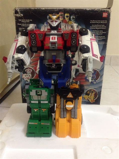 Power Rangers Deluxe Turbo Rescue Megazord Deluxe Turbo Transport