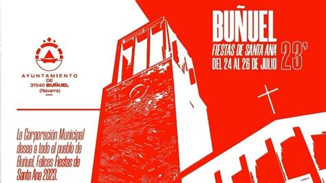 Eventos Buñuel Programa Fiestas de Santa Ana 2023 Tudela Hoy