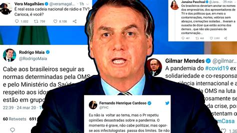 Pronunciamento De Bolsonaro Gera Grande Repercussão No Meio Político E