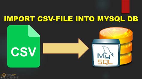 Import Data From Csv File Into Mysql Db 2019 Youtube