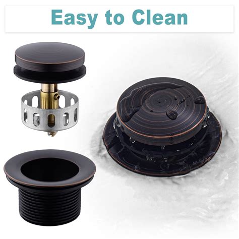 Snapklik BESTILL Tip Toe Bathtub Drain Kit And Overflow Plate