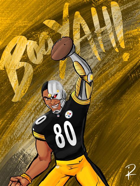 Fan Art Steelers X Cyborg By Rhythmicink Rsteelers