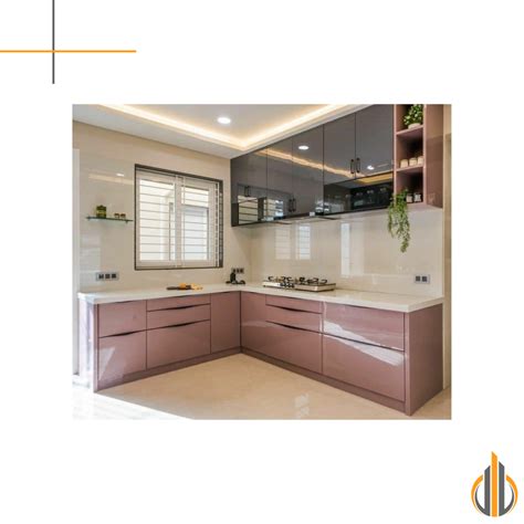 Wooden Modern L Shape Modular Kitchen Services At Rs 1160 Sq Ft In