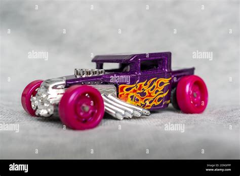 POZNAN POLAND Oct 31 2020 Mattel Hot Wheels Purple Toy Vintage Sport Car Stock Photo Alamy