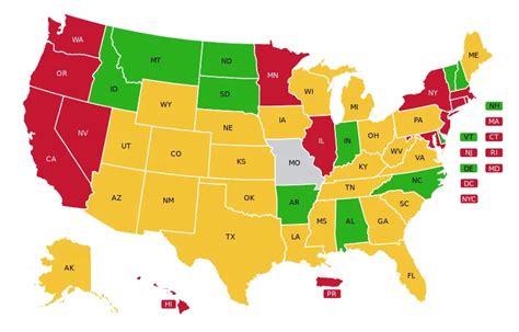 Missouri Concealed Carry Gun Laws Ccw And Reciprocity Map Uscca 2021 05 18