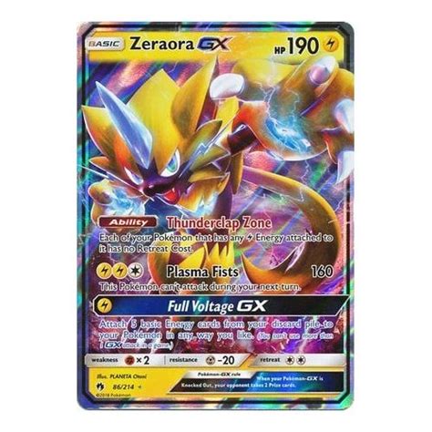 Zeraora GX Half 086 214 Lost Thunder Magic Madhouse