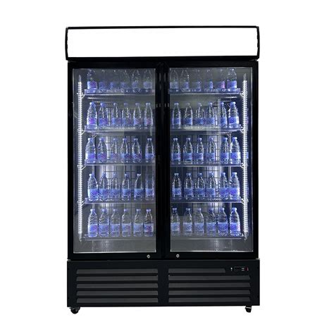 Commercial Refrigerator Upright Display Glass Cooler Cabinet Beverage