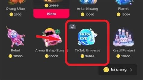 Harga Gift Tiktok Universe Gift Termahal Di Tiktok