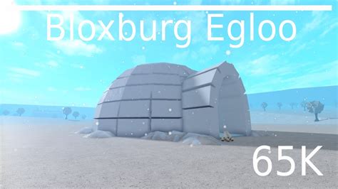 Bloxburg Igloo Transform Plus Youtube