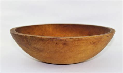 Vintage Wood Dough Bowl Made Of Solid Maple