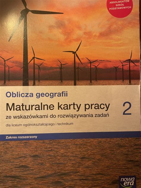 Maturalne karty pracy Geografia rozszerzona Kraków Dębniki OLX pl