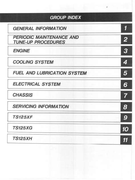 Suzuki En125 Service Manual