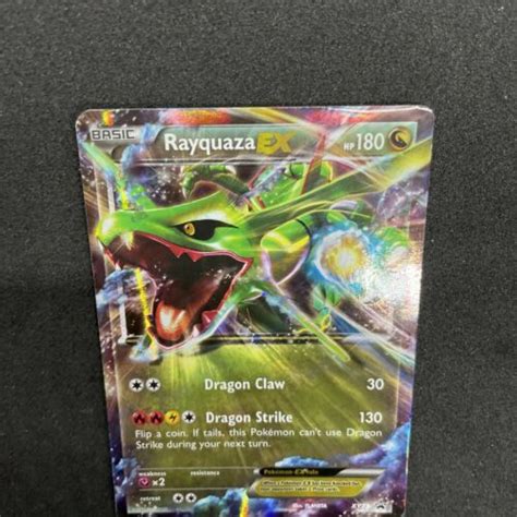 Mavin Rayquaza EX XY73 Black Star Promo Pokemon Card