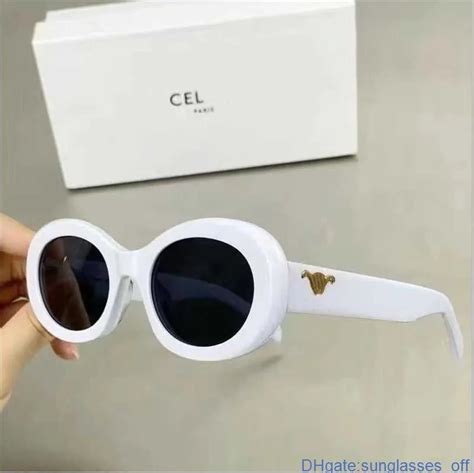 2024 Retro Cats Eye Sunglasses For Women Ces Arc De Triomphe Oval