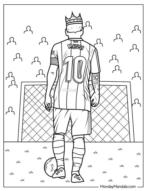 20 Lionel Messi Coloring Pages Free PDF Printables In 2024 Messi