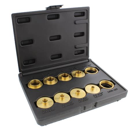 DCT Brass Router Template Guides Bushing & Lock Nuts 10-Piece Guide Bushings Set 688295879176 | eBay