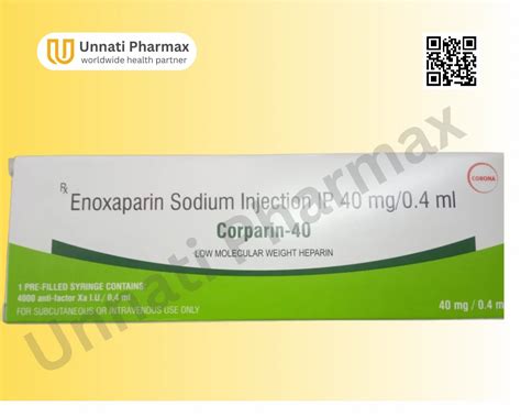 Corparin Enoxaparin Sodium Injection Lovenox At Rs Piece