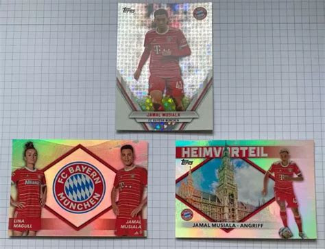 TOPPS FC BAYERN München Team Set 2023 Jamal Musiala My Club Heimvorteil