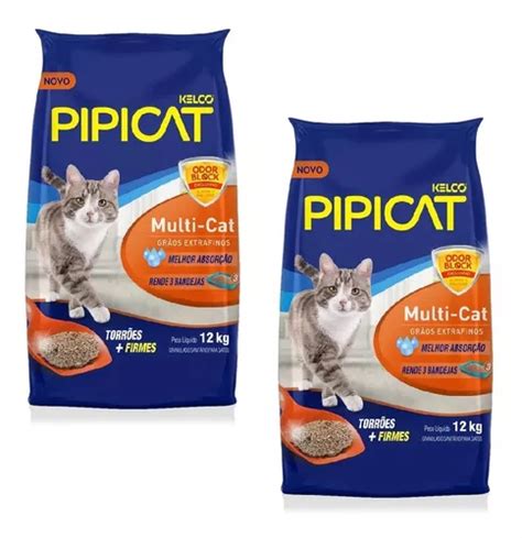 Combo Un Areia Higi Nica Kelco Pipicat Multi Cat Kg Parcelamento