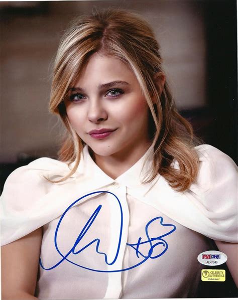 Chloe Grace Moretz Signed 8x10 Photo 12 Hit Girl Kick Ass Psa Dna Coa 2093350829