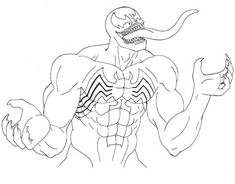 Dibujos De Venom Para Colorear Colorear