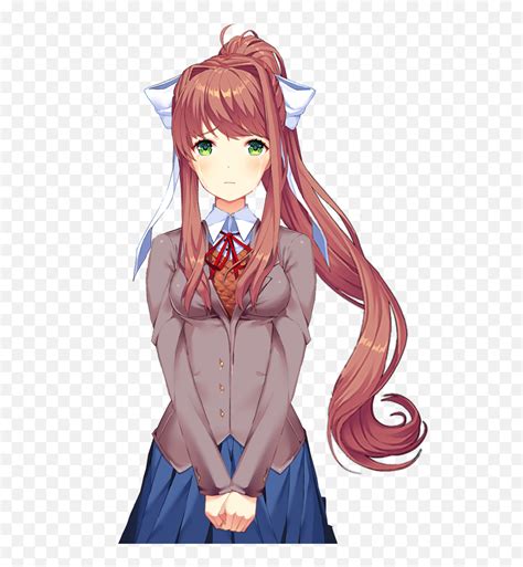 Doki Literature Club Nude Sprites Monika Doki Doki Png Doki Doki