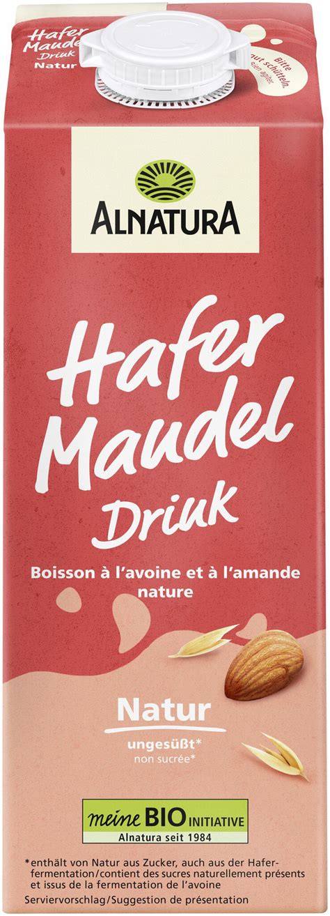 Hafer Mandel Drink Natur 1 l in Bio Qualität von Alnatura