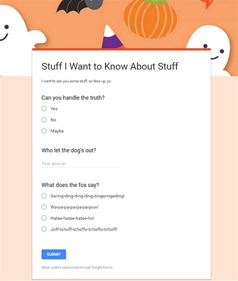 How To Make Surveys With Google Forms Techi Signals