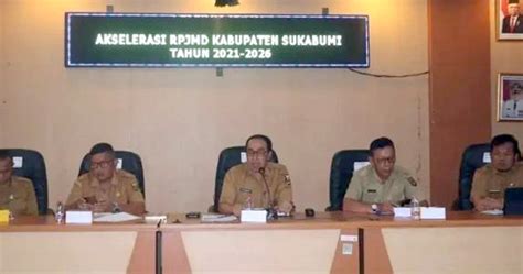 Sekda Sukabumi Pimpin Rapat Pembahasan Akselerasi Pencapaian Target