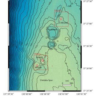 Location Map Of Joetsu Basin Umitaka Spur And Joetsu Knoll Core