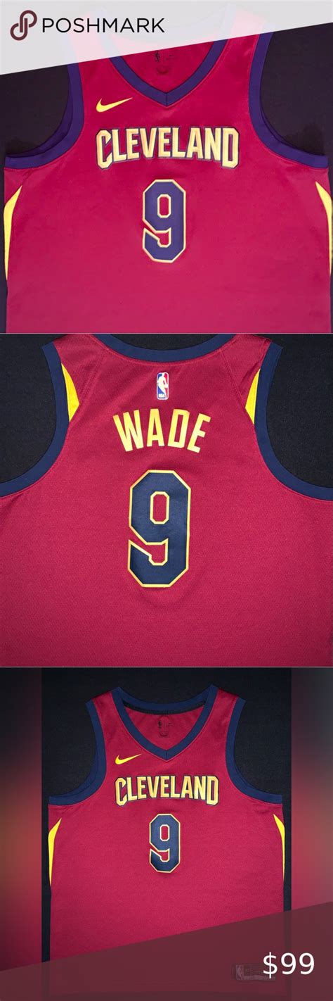 Nike Dwyane Wade Cleveland Cavaliers Wine Red Icon Swingman Jersey