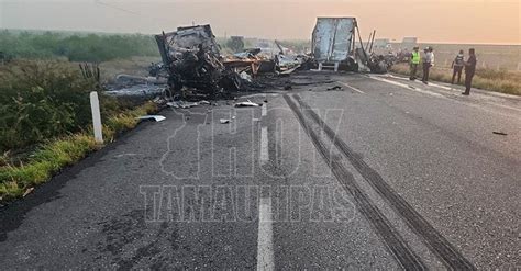 Hoy Tamaulipas Accidentes En Tamaulipas Dos Muertos Deja Encontronazo