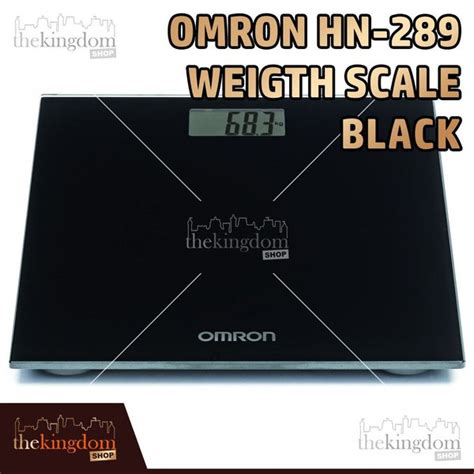 Jual Omron Weight Scale HN289 Black Timbangan Alat Pengukur Berat Badan