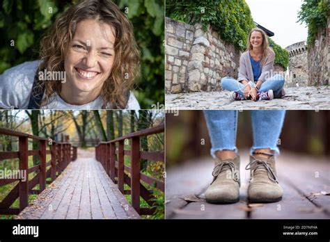 Girl Portrait Pretty Happy Woman Enjoying Summer Outdoors Sunny Summer Day Under The Hot Sun
