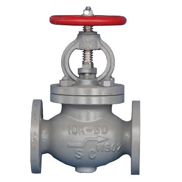 Jis F C K Cast Steel Sdnr Globe Valve With Stainless Steel Trim