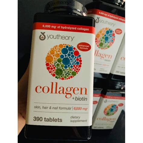 Youtheory Collagen Biotin Tablets Original Shopee Philippines