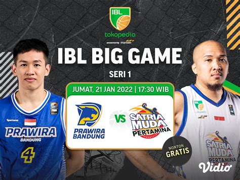 Link Live Streaming Ibl Seri Sore Ini Prawira Bandung Vs Satria