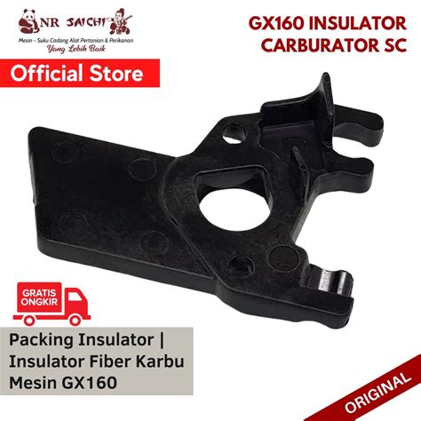 Jual Insulator Carburator Gx Fiber Karbu Mesin Gx Saichi Shopee