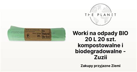 Worki Na Odpady Bio L Szt Kompostowalne I Biodegradowalne