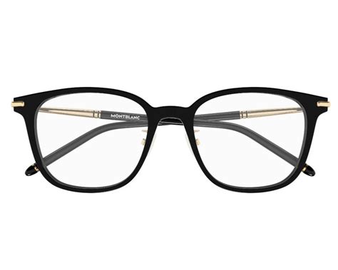 Eyeglasses Montblanc Established MB0247OK Frame color Black Size 52-19