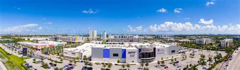 Aerial Panorama Dania Pointe Florida Editorial Stock Photo Image Of